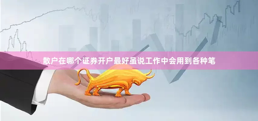 散户在哪个证券开户最好虽说工作中会用到各种笔